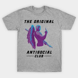 The Original Antisocial Club Lucifer Antisocial Angel T-Shirt